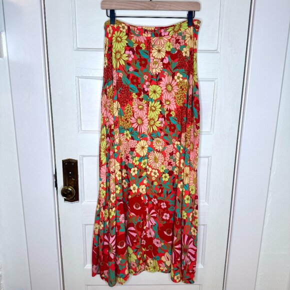 Natural Life Floral Maxi Skirt - Size Medium - Picture 2 of 6